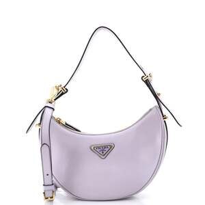 Prada Arque Half Moon Hobo Leather #248375P22B
